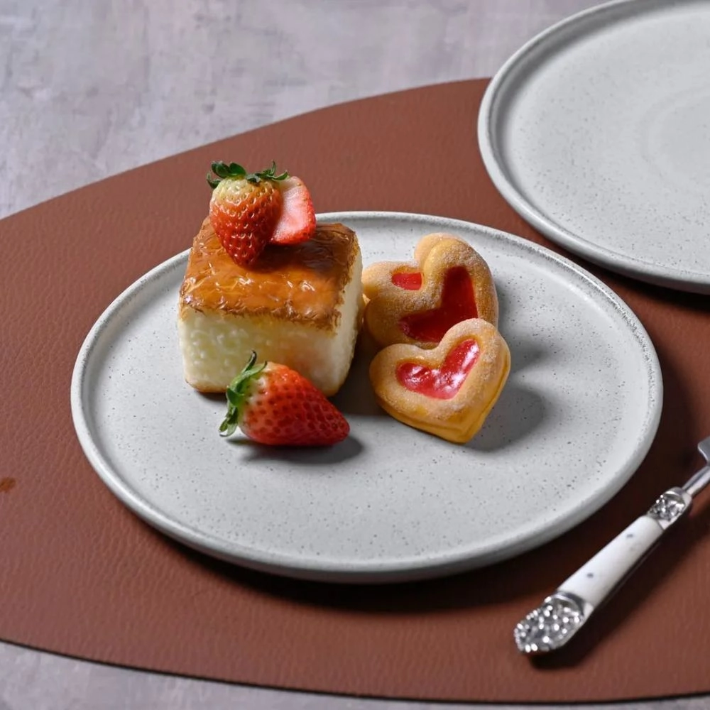 Jogo de Prato Sobremesa Porto Brasil Basic Snow - 6 Pecas Jogo de Prato Sobremesa Porto Brasil Basic Snow - 6 Pecas