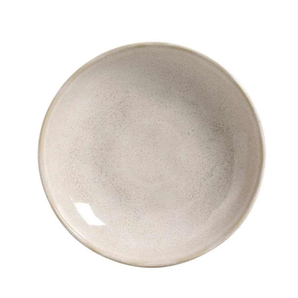 Jogo de Pratos Fundos Porto Brasil Bio Latte 22,5 Cm - 6 Peças