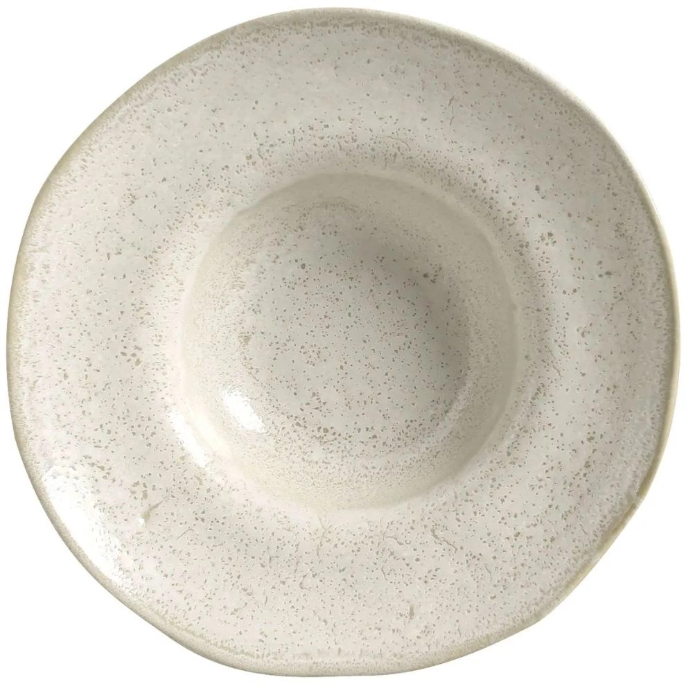 Jogo de Pratos Para Massa Porto Brasil Organico Vanilla 28 Cm - 4 Pecas