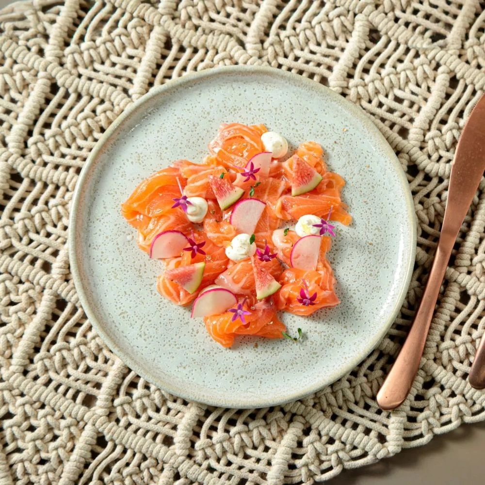 Jogo de Pratos Para Sobremesa Porto Brasil Bio Vanilla 21,5 Cm - 6 Pecas