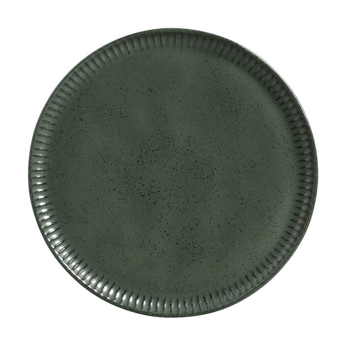 Jogo de Pratos Rasos Porto Brasil Linhas Greenery 27,5 Cm - 6 Peças