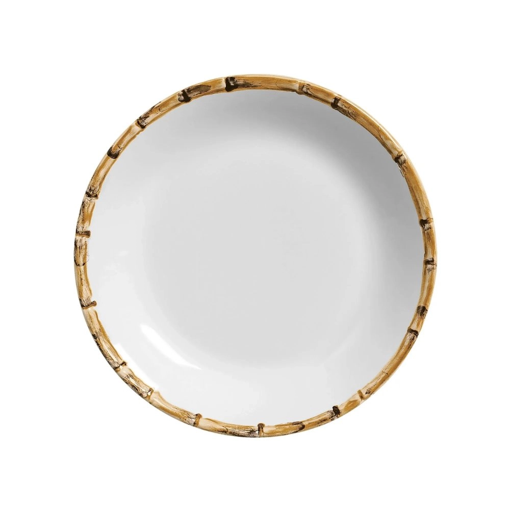Jogo de Pratos Rasos Scalla Bambu - 6 Pecas Jogo de Pratos Rasos Scalla Bambu - 6 Pecas