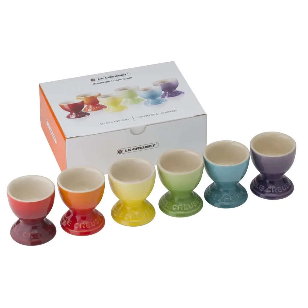 Jogo de Suportes Para Ovo Le Creuset Gift Collection 5,3 Cm 6 Pecas Jogo de Suportes Para Ovo Le Creuset Gift Collection 5,3 Cm 6 Pecas