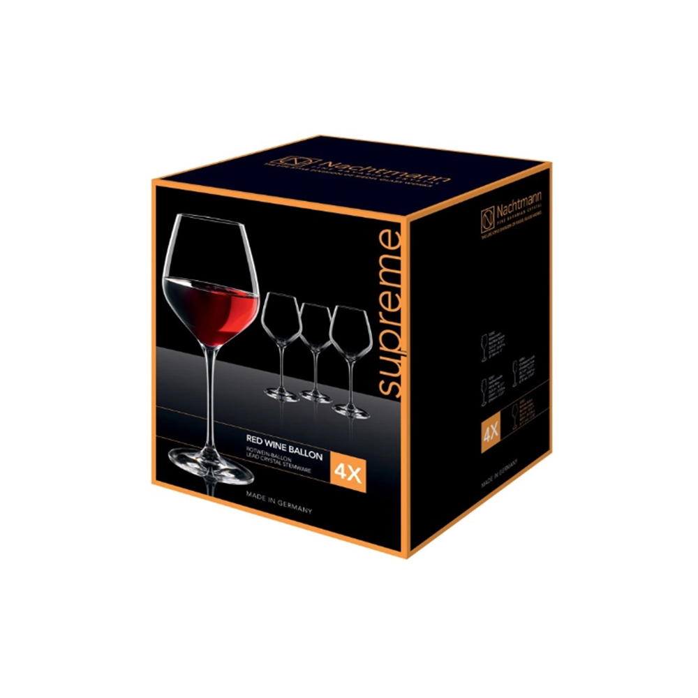 Jogo de Taças Para Vinho Burgundy Nachtmann Supreme 840 Ml - 4 Peças Jogo de Taças Para Vinho Burgundy Nachtmann Supreme 840 Ml - 4 Peças