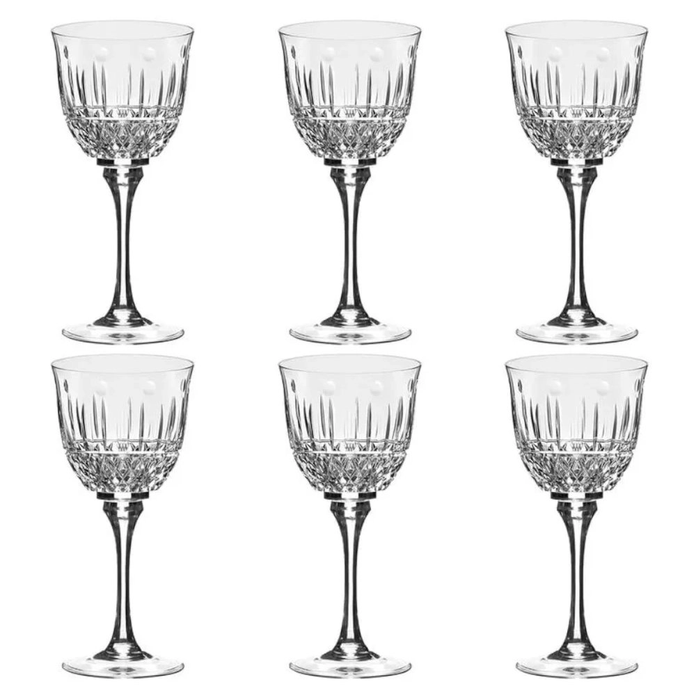 Jogo de Tacas Para Agua Strauss Romano 069 Jogo de Tacas Para Agua Strauss Romano 069