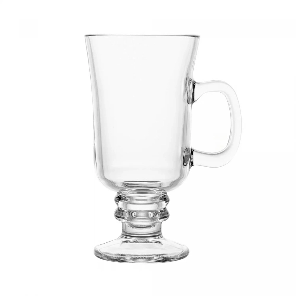 Jogo de Tacas Para Cappuccino Com Alca Lyor 250 Ml - 6 Pecas