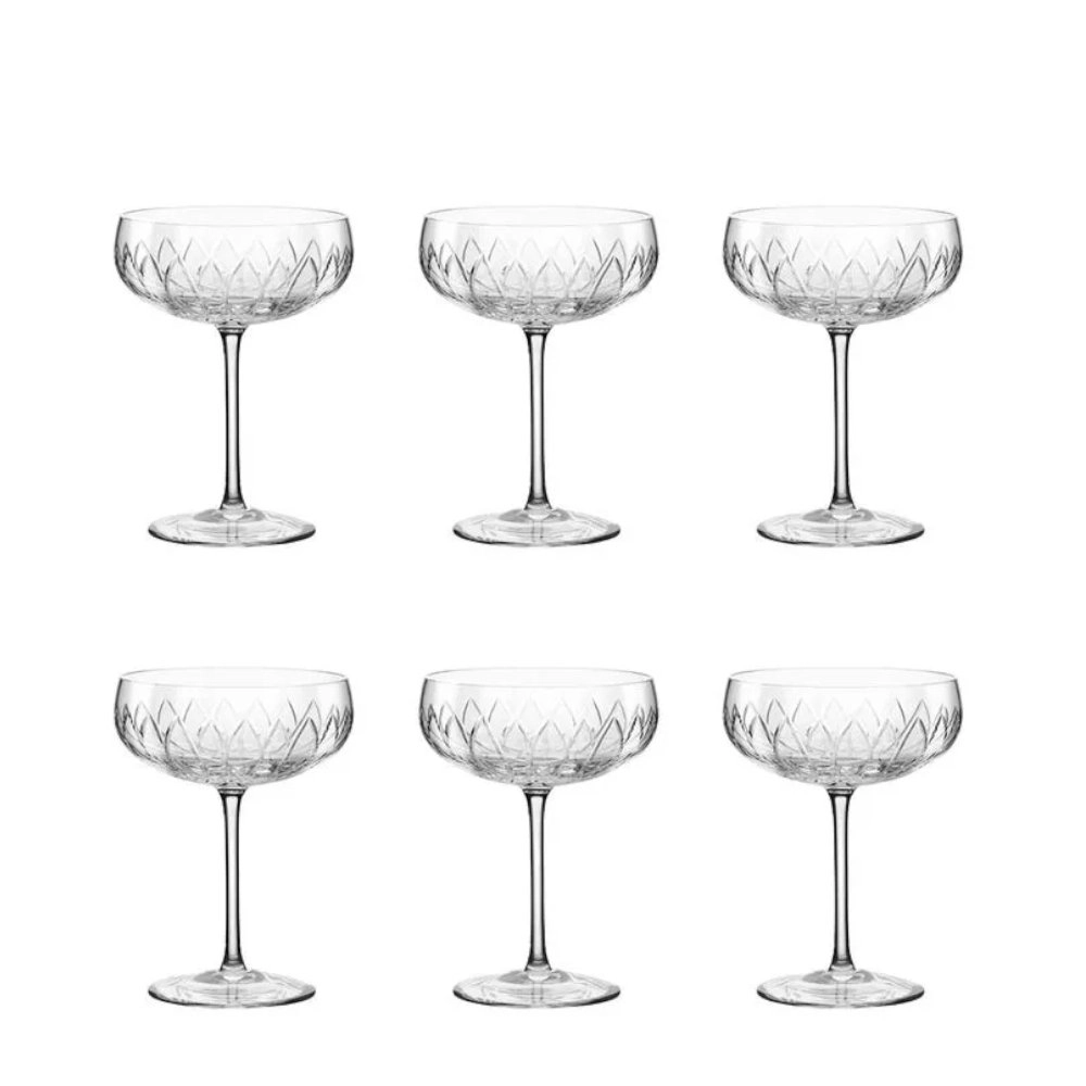 Jogo de Tacas Para Coquetel Maria Antonieta Strauss Club Lapidacao 160