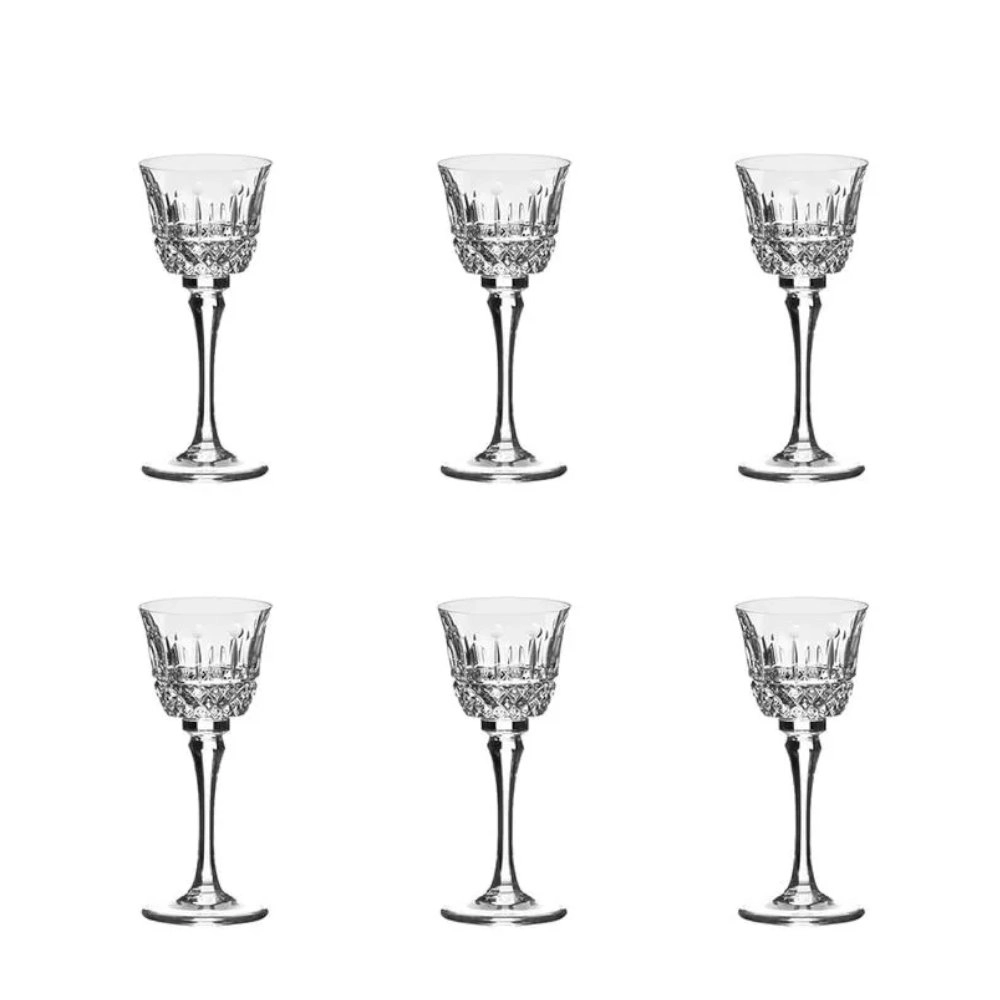 Jogo de Tacas Para Licor Strauss Romano 069 Jogo de Tacas Para Licor Strauss Romano 069