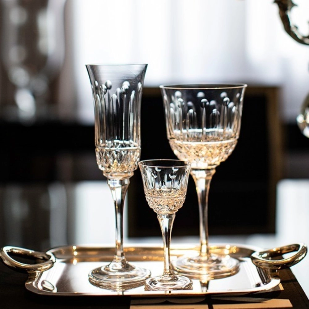 Jogo de Tacas Para Licor Strauss Romano 069 Jogo de Tacas Para Licor Strauss Romano 069