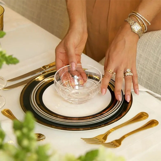 Jogo de Tigelas Strauss 300 Lapidação 170 350 Ml - 2 Peças Jogo de Tigelas Strauss 300 Lapidação 170 350 Ml - 2 Peças