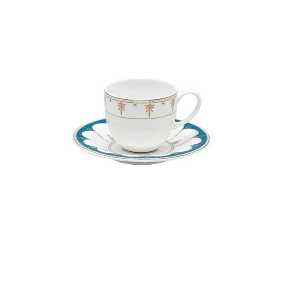 Jogo de Xícaras Para Café Com Pires Strauss Gateway 110 Ml - 6 Peças Jogo de Xícaras Para Café Com Pires Strauss Gateway 110 Ml - 6 Peças