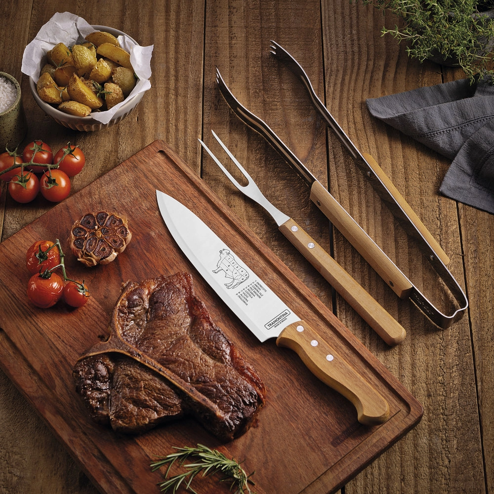 Jogo Para Churrasco Tramontina - 3 Pecas