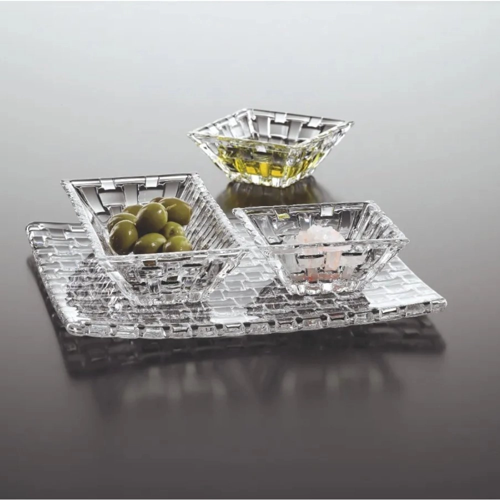 Jogo Para Servir Nachtmann Bossa Nova - 4 Peças Jogo Para Servir Nachtmann Bossa Nova - 4 Peças