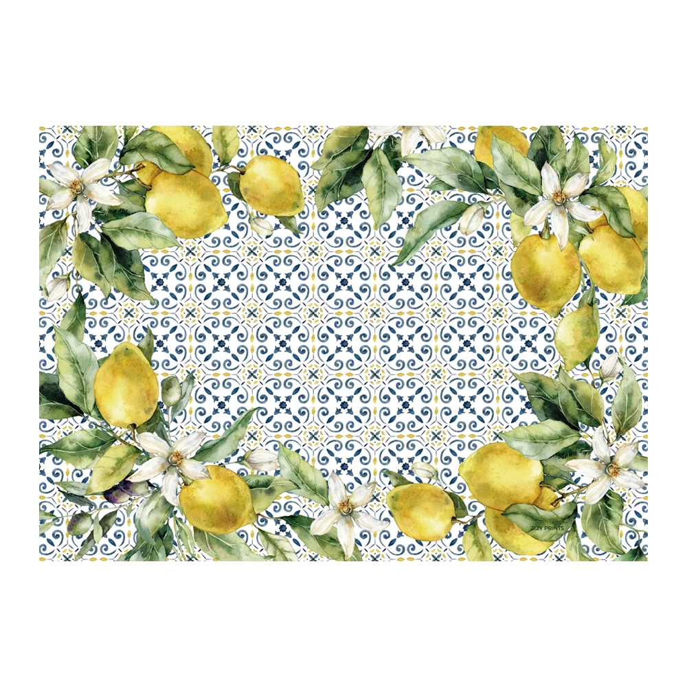 Jogo C/ 12 Lugares Americanos Capri- Zizy Prints