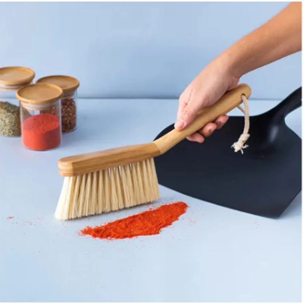 Kit Escova e Pá de Limpeza Oikos Bambu 36 X 23,5 Cm