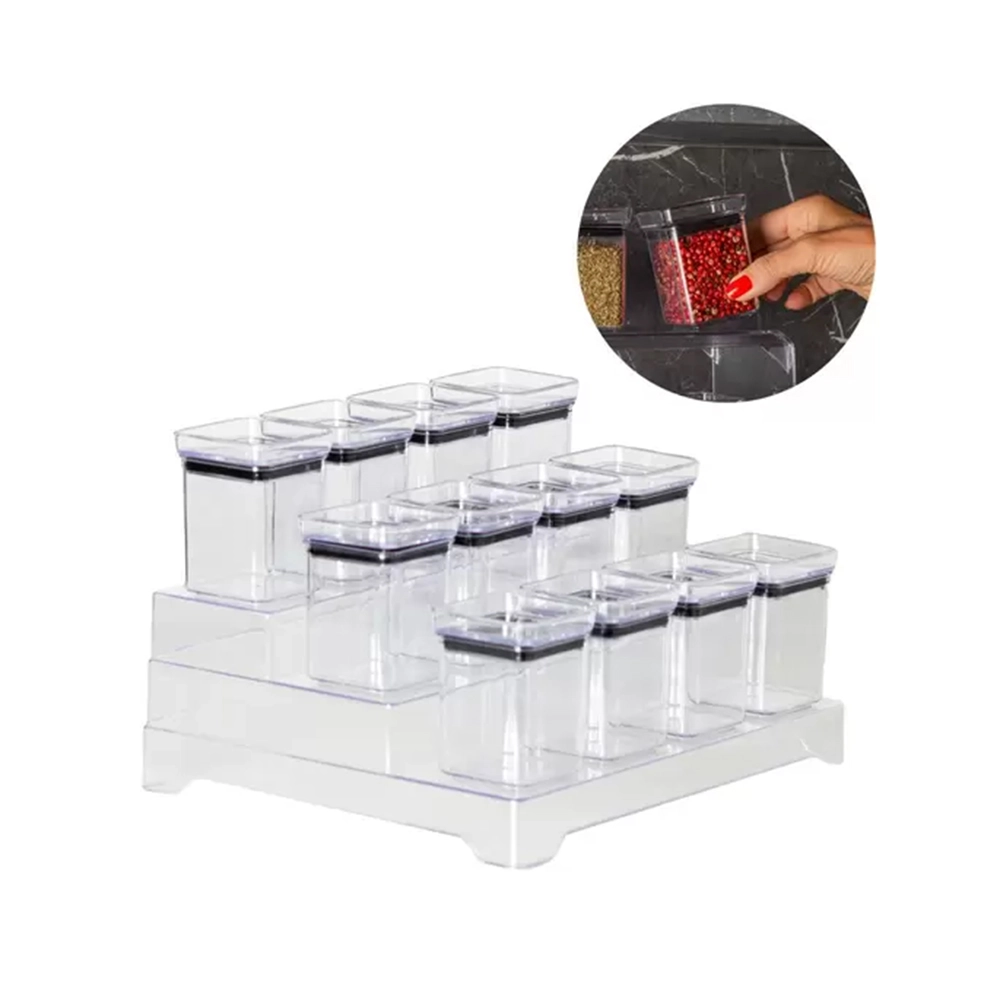 Kit Porta Temperos Paramount Lumini - 13 Peças Kit Porta Temperos Paramount Lumini - 13 Peças