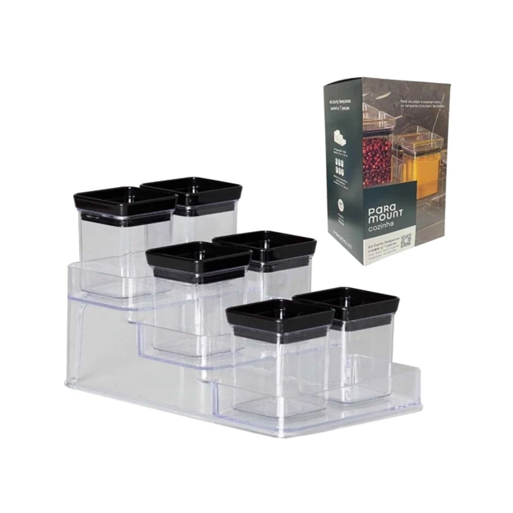 Kit Porta Temperos Paramount Lumini
