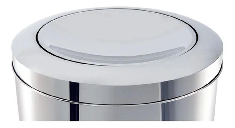 Lixeira Com Tampa Basculante Brinox Decorline 21,2 Litros Lixeira Com Tampa Basculante Brinox Decorline 21,2 Litros