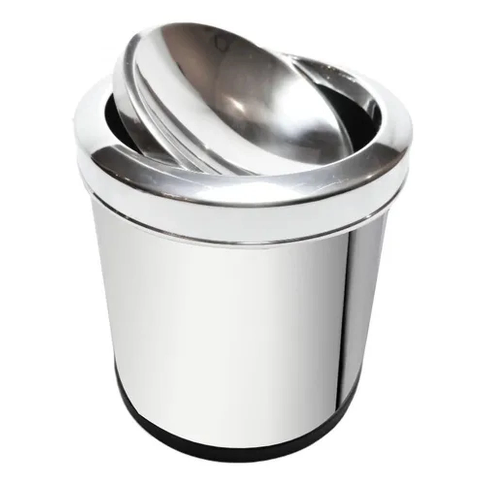 Lixeira Com Tampa Basculante Brinox Decorline 3,2 Litros Lixeira Com Tampa Basculante Brinox Decorline 3,2 Litros