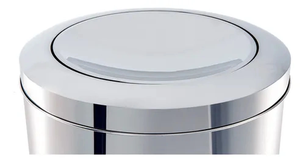 Lixeira Com Tampa Basculante Brinox Decorline 47 Litros Lixeira Com Tampa Basculante Brinox Decorline 47 Litros