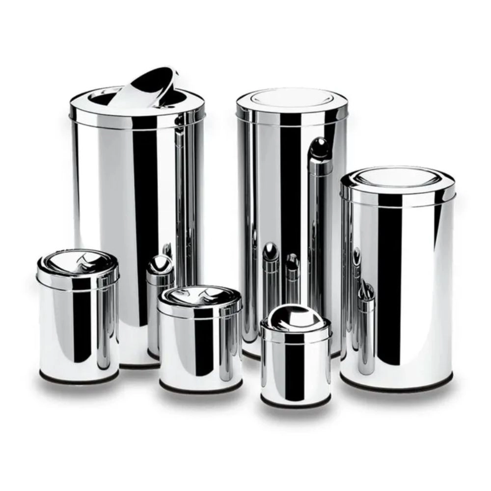 Lixeira Com Tampa Basculante Brinox Decorline 5,4 Litros Lixeira Com Tampa Basculante Brinox Decorline 5,4 Litros