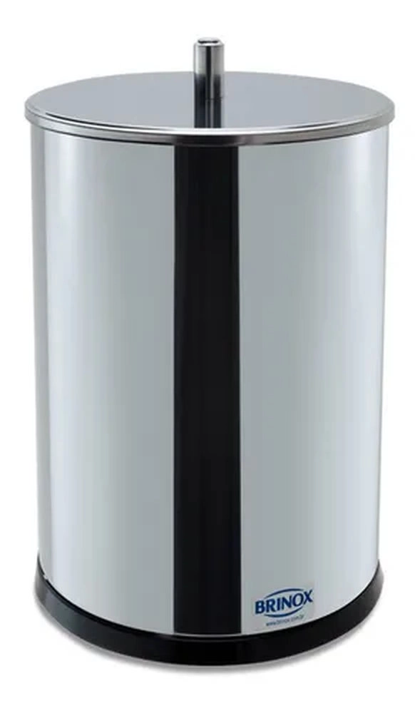 Lixeira Com Tampa Brinox Decorline 7,8 Litros Lixeira Com Tampa Brinox Decorline 7,8 Litros