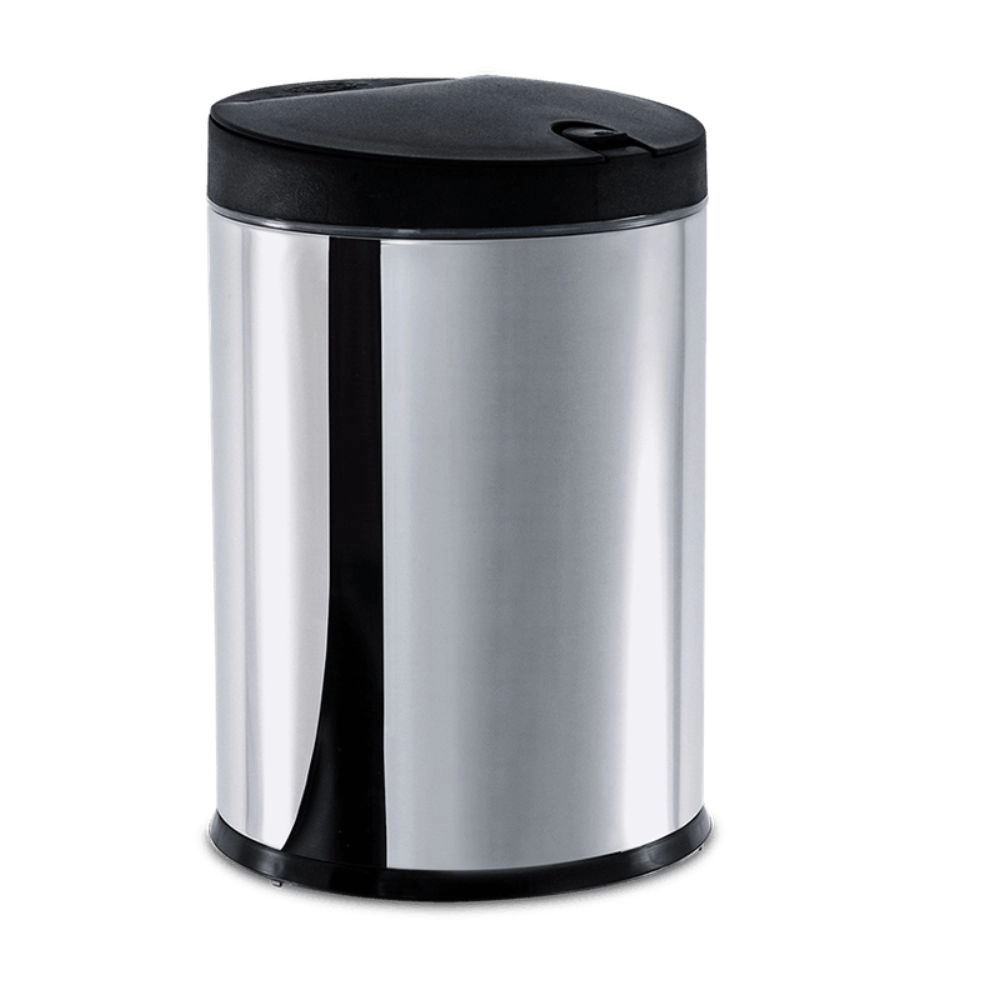 Lixeira Press Com Tampa Brinox Decorline Preta 4 Litros Lixeira Press Com Tampa Brinox Decorline Preta 4 Litros