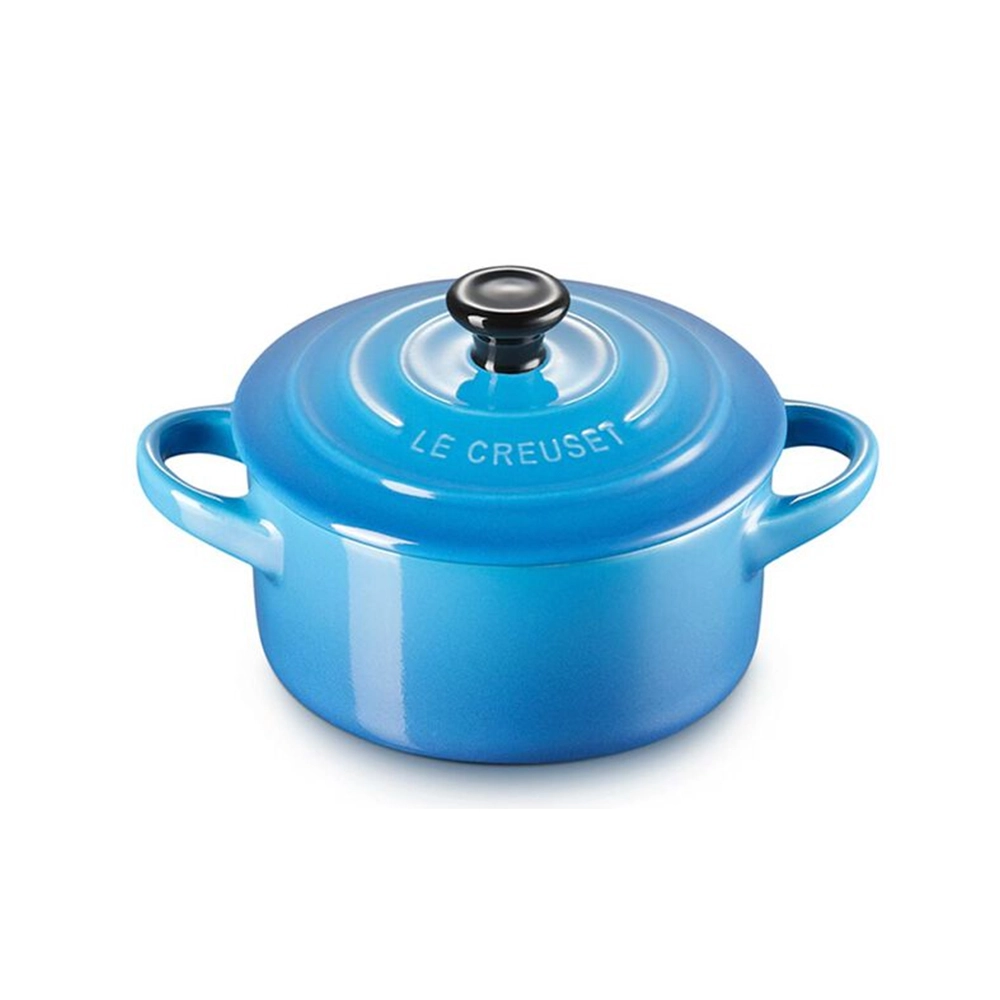 Mini Cocotte Com Pegador Preto Le Creuset 10 Cm