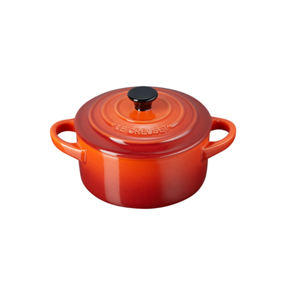 Mini Cocotte Com Pegador Preto Le Creuset 10 Cm