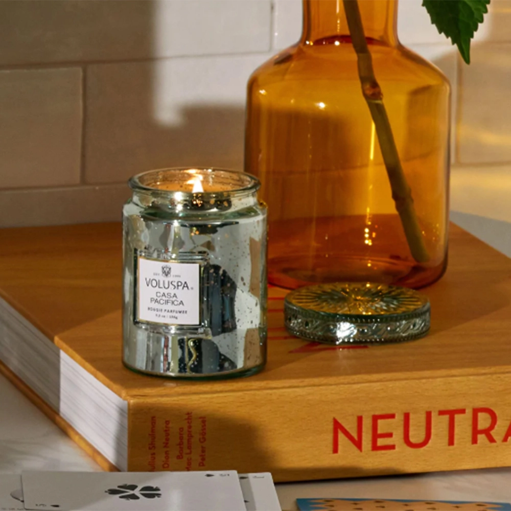 Mini Vela Pote de Vidro 50h Voluspa Coleção Vermeil Mini Vela Pote de Vidro 50h Voluspa Coleção Vermeil