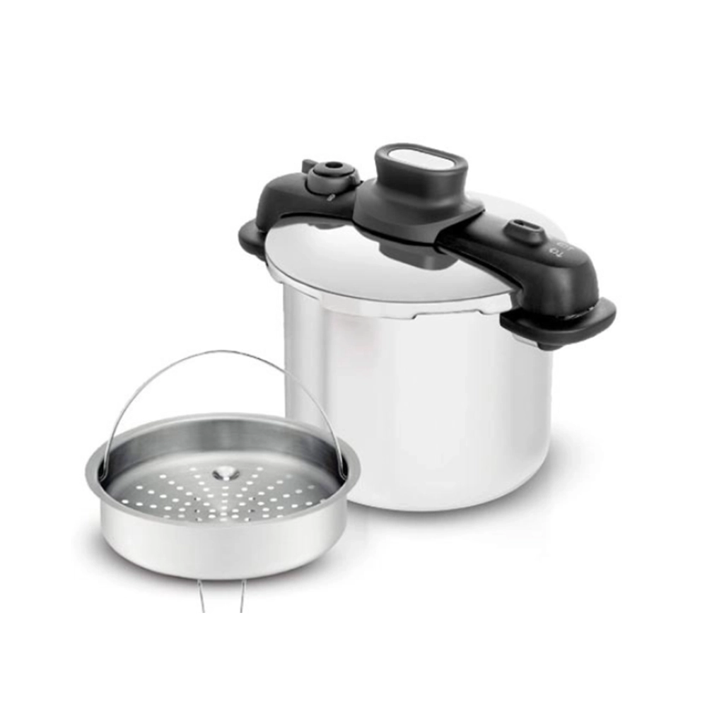 Panela de Pressão Com Cesto de Vapor T-fal Opti&#039;space 7 Litros