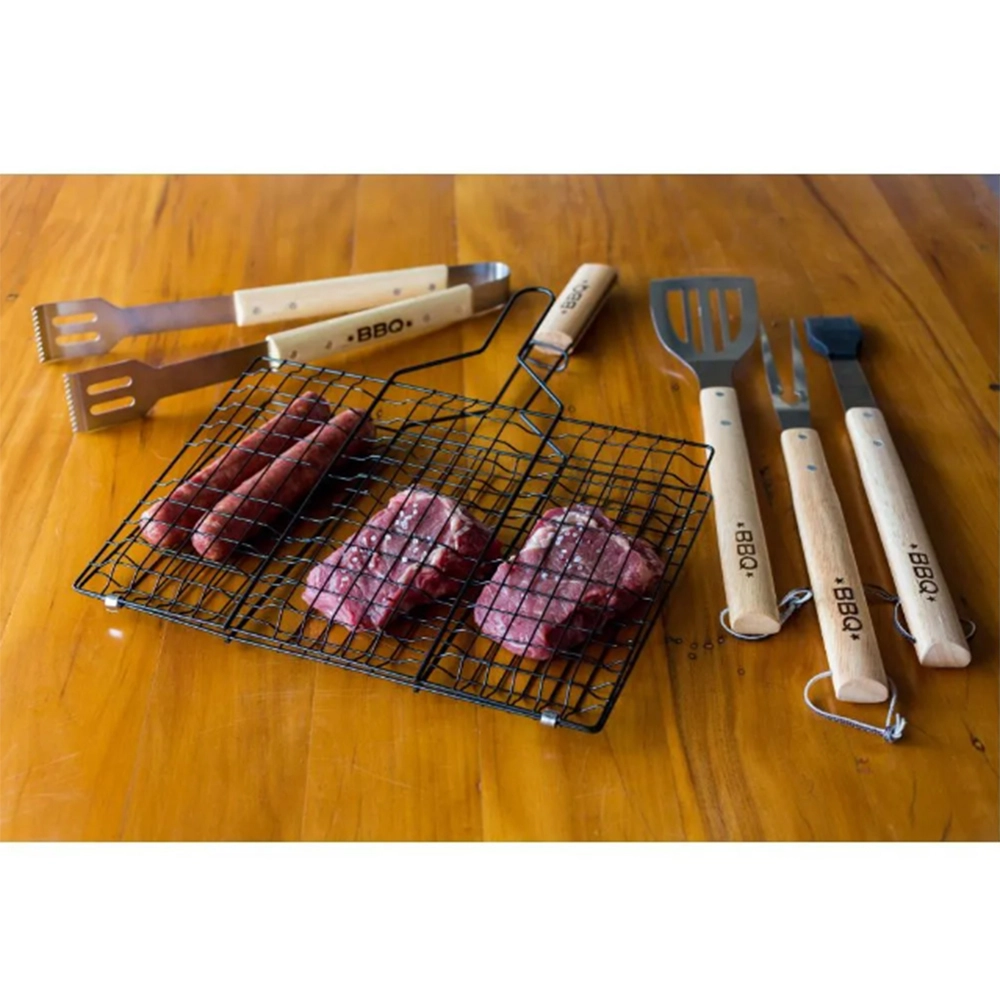Pinça Para Churrasco Fackelmann Bbq 39,5 Cm Pinça Para Churrasco Fackelmann Bbq 39,5 Cm