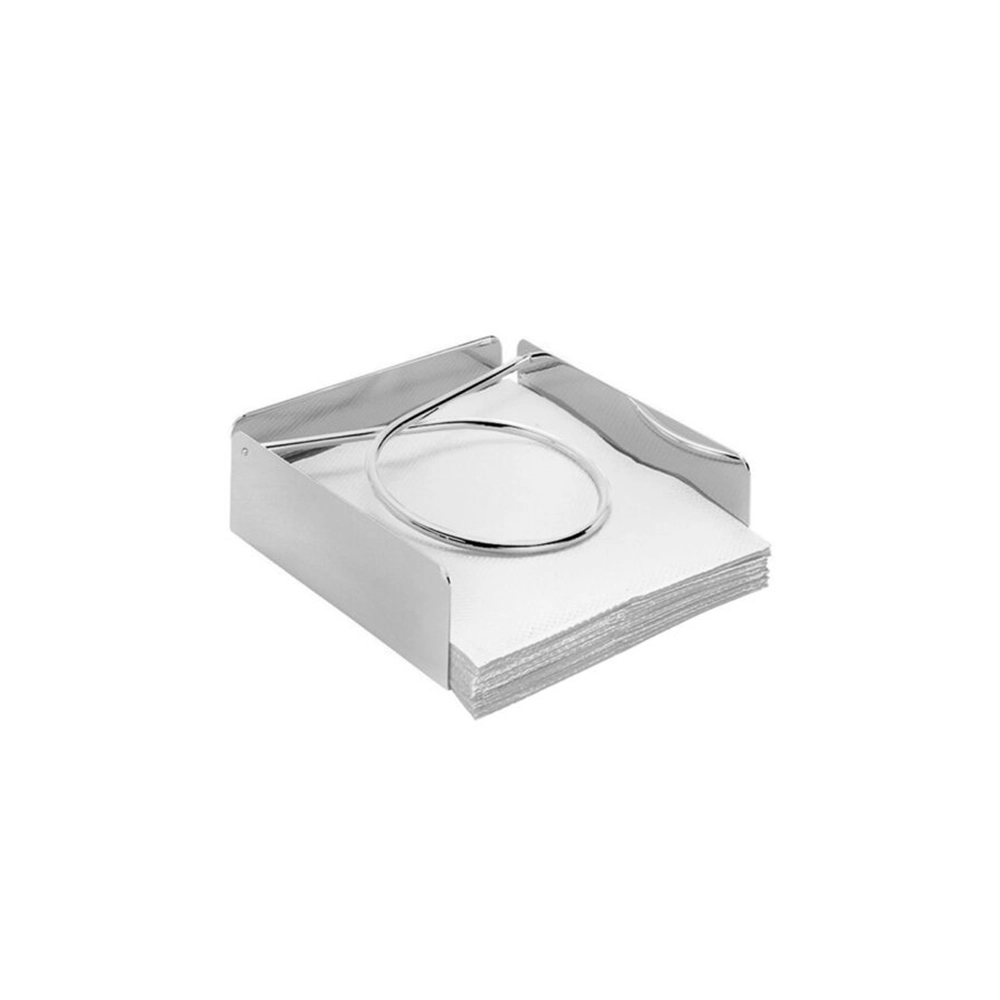 Porta Guardanapos Horizontal Riva Pescara Aço Inox 16,5 X 17 X 5 Cm Porta Guardanapos Horizontal Riva Pescara Aço Inox 16,5 X 17 X 5 Cm