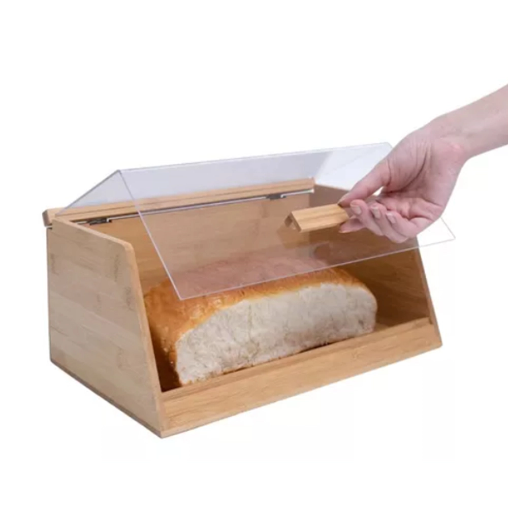 Porta Pão Com Tampa Oikos Bambu 15 X 21,5 X 35 Cm Porta Pão Com Tampa Oikos Bambu 15 X 21,5 X 35 Cm