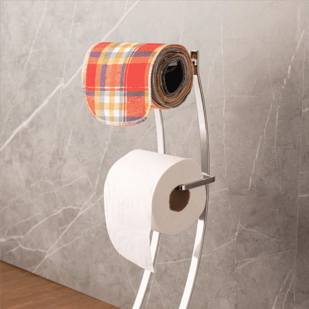 Porta Papel Higienico de Chao Future Perfezione 17 X 14 X 48 Cm