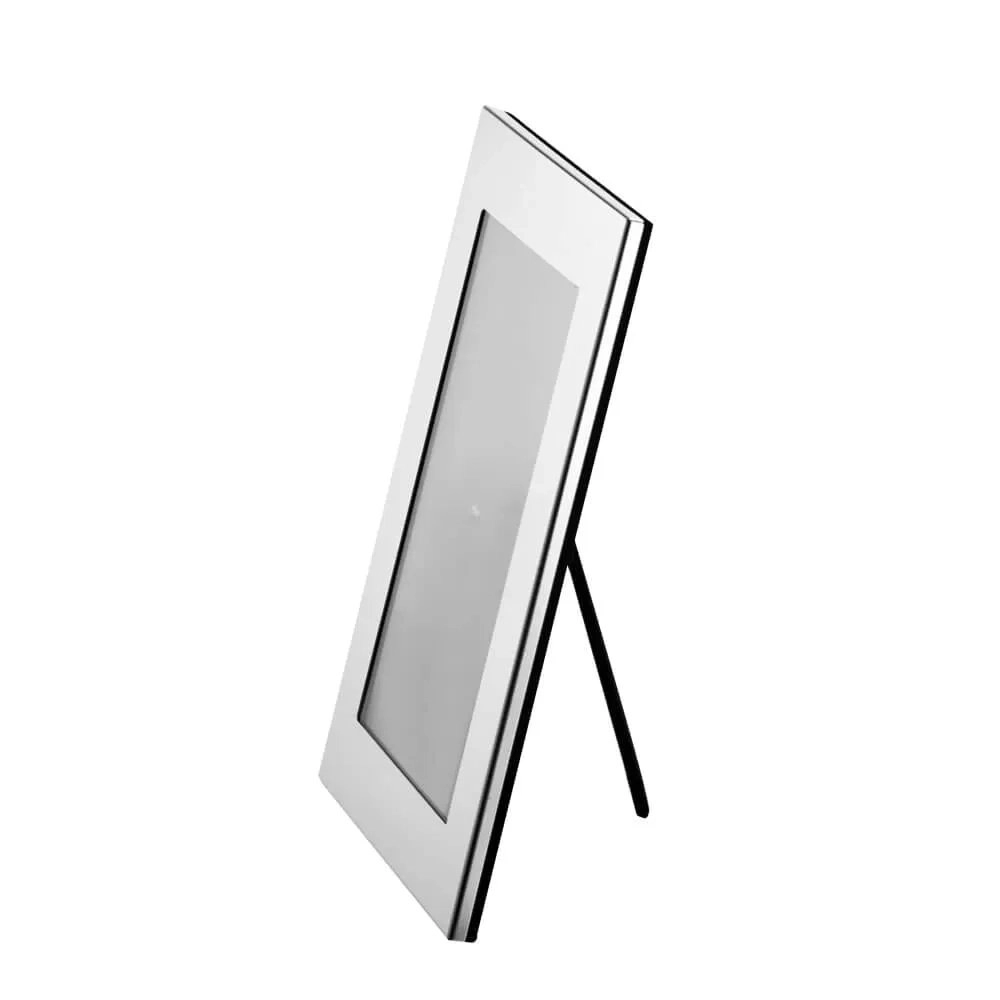 Porta-retrato Riva Carrara Velvet Aco Inox 20 X 25 Cm Porta-retrato Riva Carrara Velvet Aco Inox 20 X 25 Cm