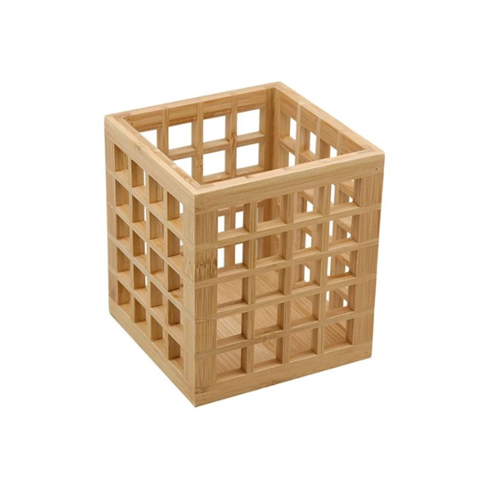 Porta Utensílios Vazado Oikos Bambu 15 X 13 Cm