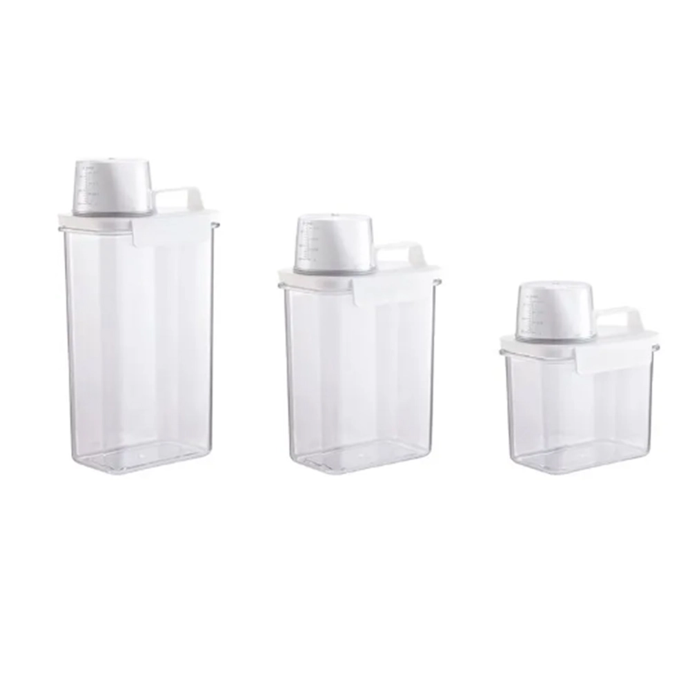 Pote Com Copo Medidor e Trava Oikos 1100 Ml Pote Com Copo Medidor e Trava Oikos 1100 Ml