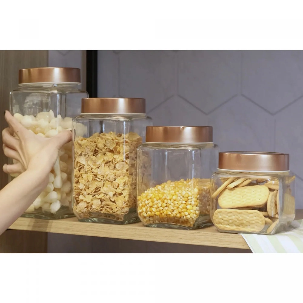 Pote Com Tampa Lyor Rose Gold 2,2 Litros