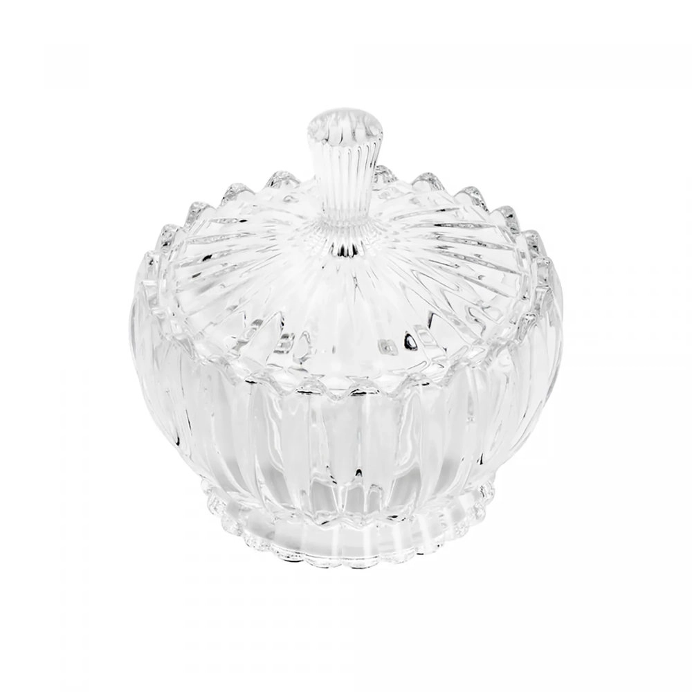Potiche Decorativo Cristal Geneva 16,5 X 17x5 Cm - Wolff Potiche Decorativo Cristal Geneva 16,5 X 17x5 Cm - Wolff