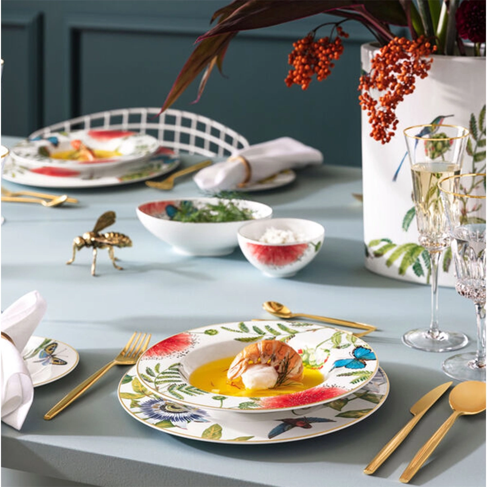 Prato Fundo Villeroy e Boch Amazonia Anmut 24 Cm - Cada Prato Fundo Villeroy e Boch Amazonia Anmut 24 Cm - Cada