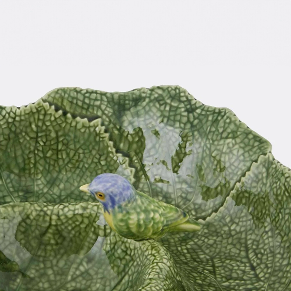 Prato Para Aperitivo Bordallo Pinheiro Cinerária 9 X 36,7 Cm Prato Para Aperitivo Bordallo Pinheiro Cinerária 9 X 36,7 Cm