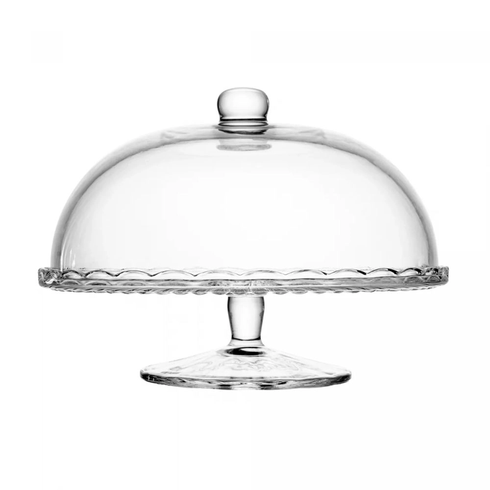 Prato Para Bolo Com Pe e Tampa Bangkok  - Wolff