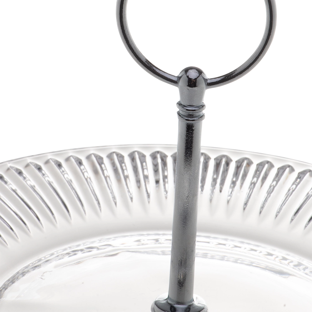 Prato Para Doces 2 Andares Lyor Renaissance 18,5 X 22,5 Cm e 24 Cm Prato Para Doces 2 Andares Lyor Renaissance 18,5 X 22,5 Cm e 24 Cm