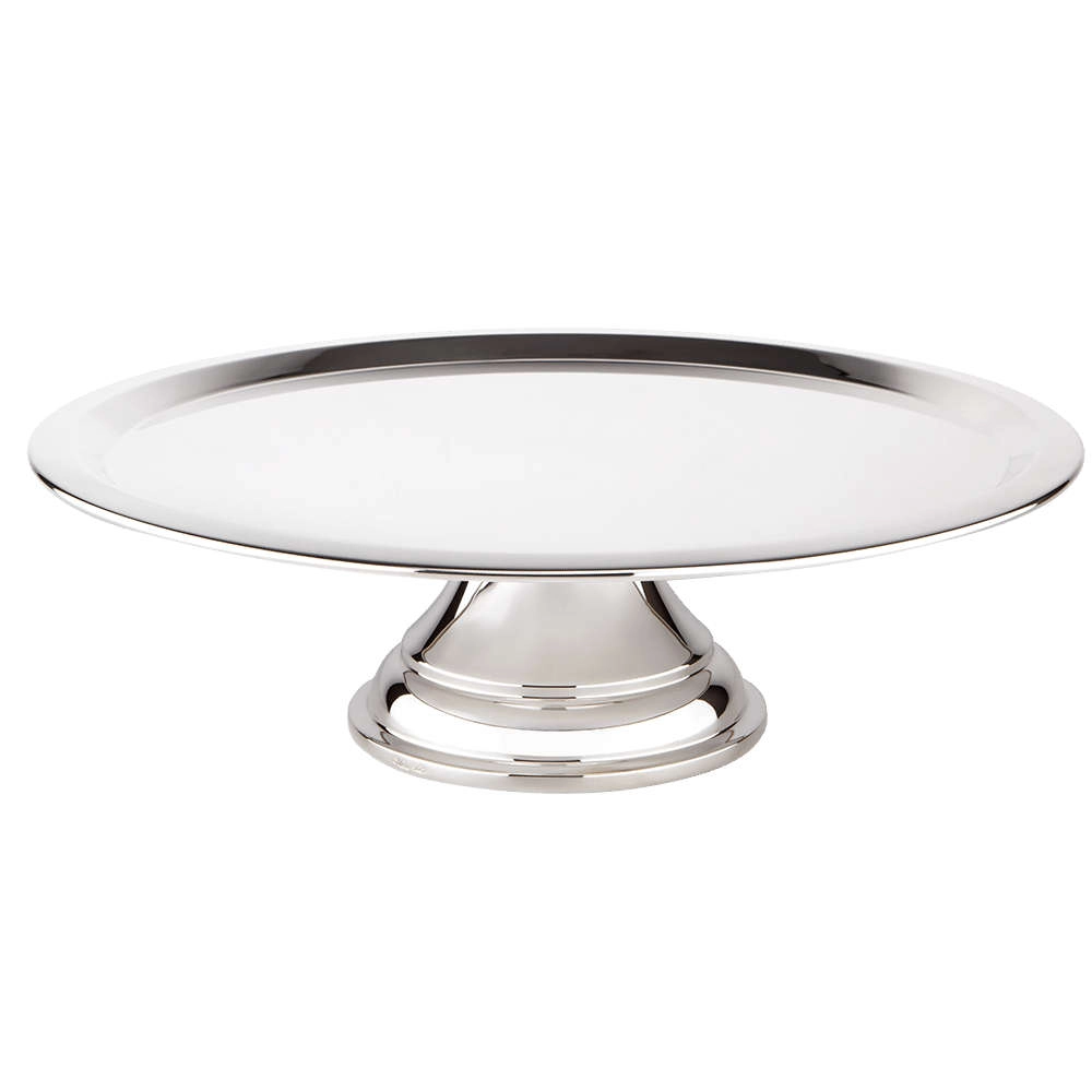 Prato Para Torta Com Pe Silverlux