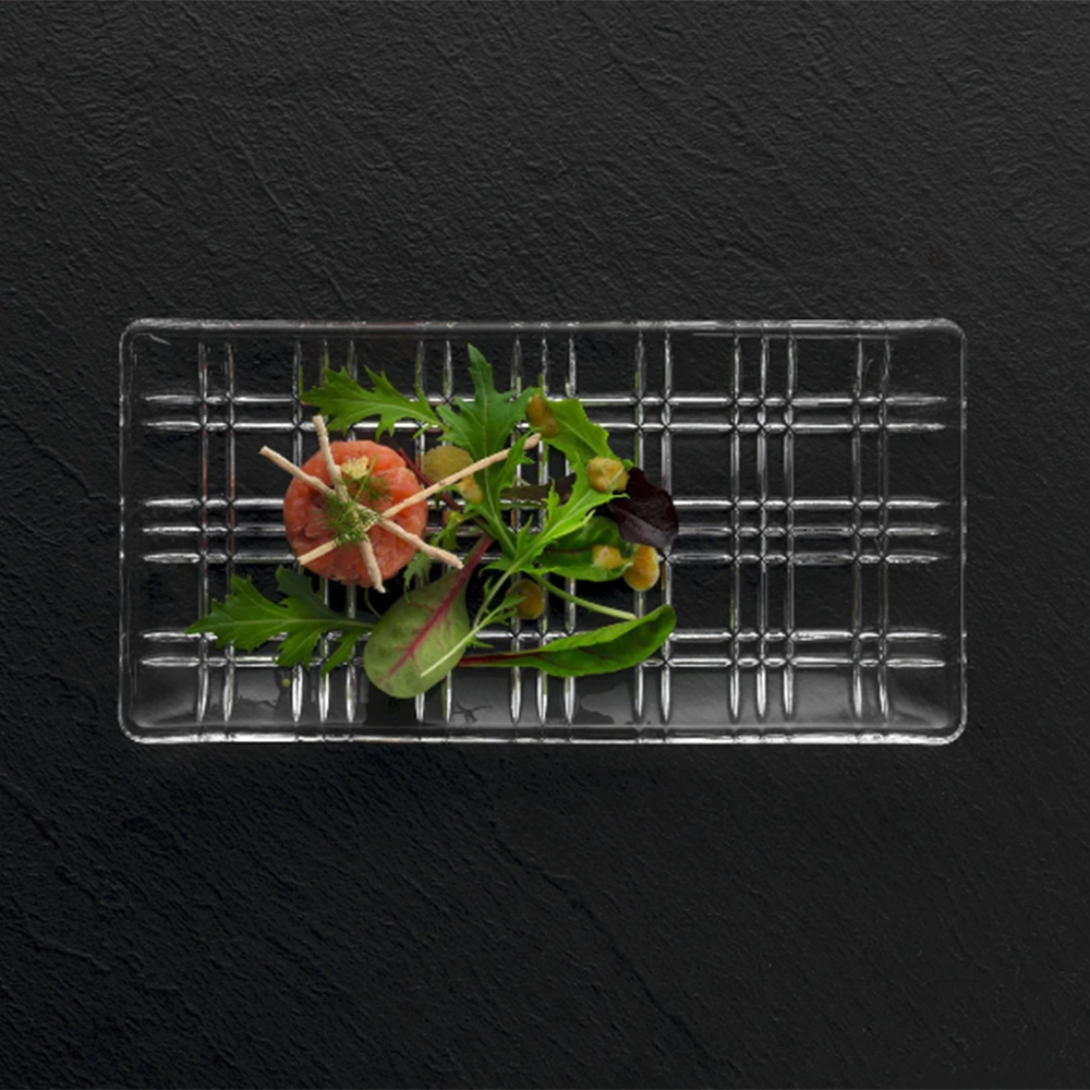 Prato Retangular Nachtmann Square 42 X 14 Cm