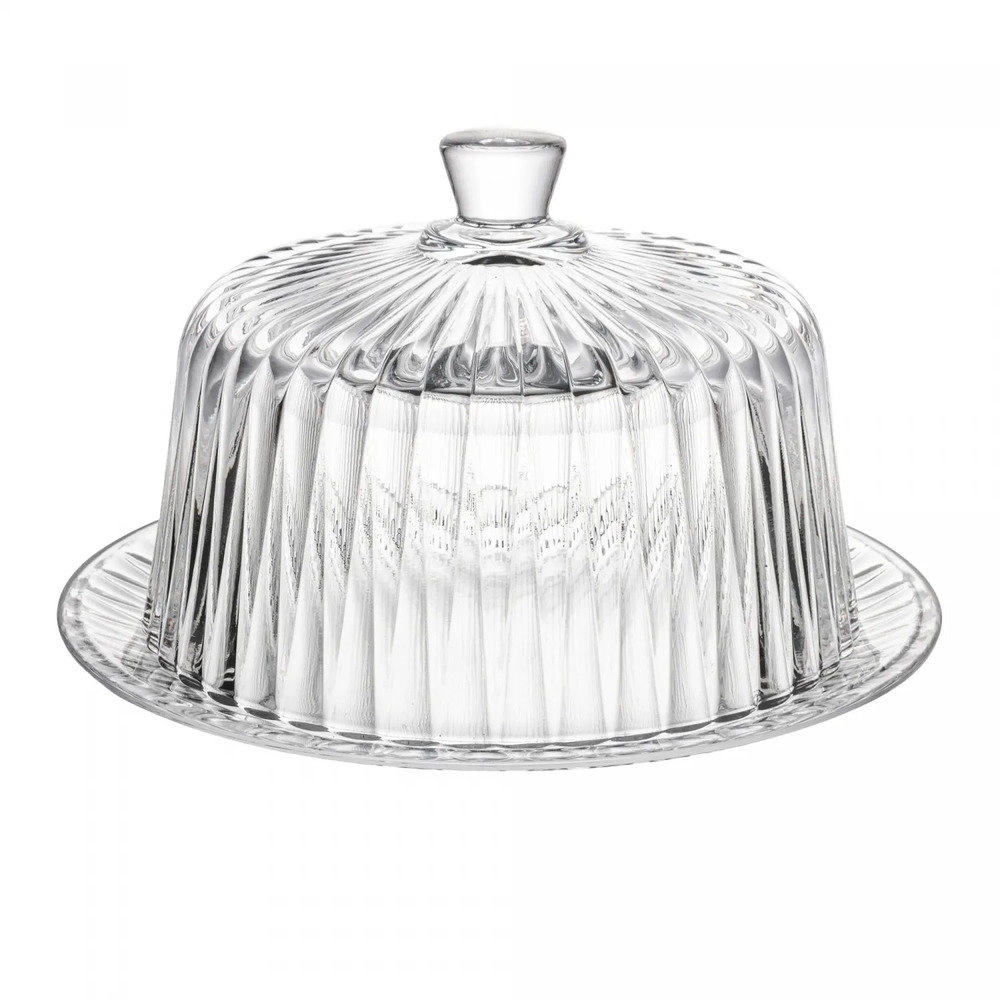 Queijeira Com Tampa Lyor Radial 20 X 20 X 12,5 Cm Queijeira Com Tampa Lyor Radial 20 X 20 X 12,5 Cm