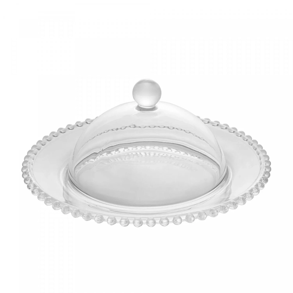 Queijeira Wolff Pearl Transparente 20 X 9 Cm Queijeira Wolff Pearl Transparente 20 X 9 Cm