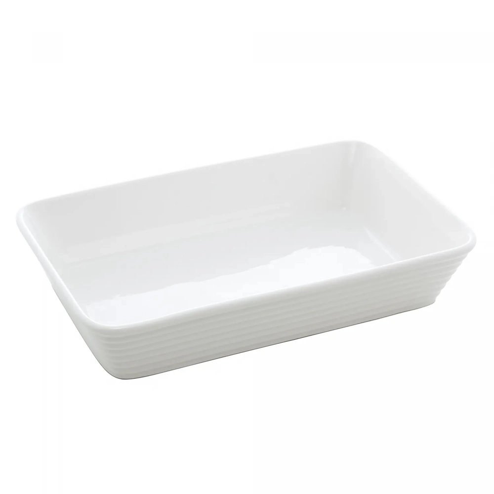 Refratario Retangular Lyor Linea Branco 20 X 15 X 5 Cm Refratario Retangular Lyor Linea Branco 20 X 15 X 5 Cm