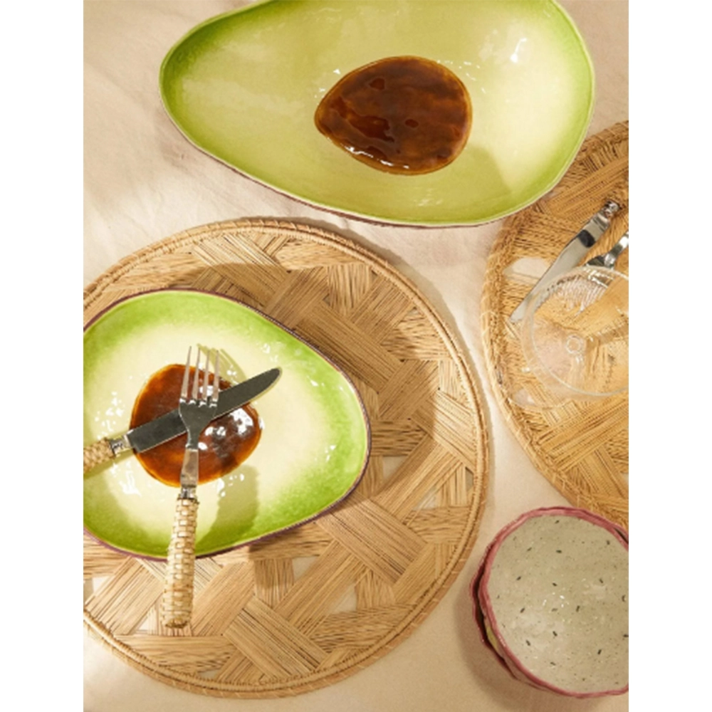 Saladeira Bordallo Pinheiro Abacate 9 X 23 X 34 Cm Saladeira Bordallo Pinheiro Abacate 9 X 23 X 34 Cm